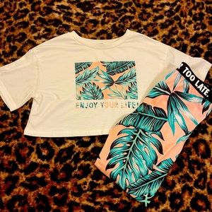 Palm tree workout set